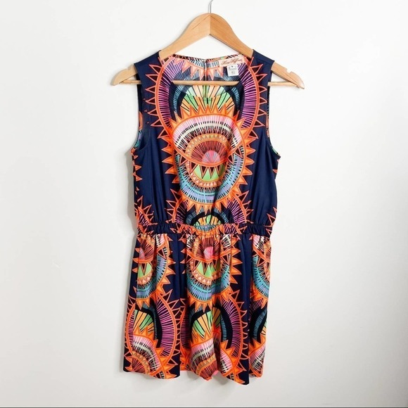Mara Hoffman Dresses & Skirts - Mara Hoffman Blue Geometric Mini Dress size S Small
